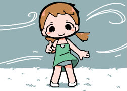 Avery in the wind concept (girl cute trouble game video_game concept avery ms_paint)