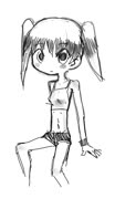 Grill (girl doodle)