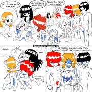 8.2.23 - continued continued cntinued commission for l d (loli nude comic sex yuri incest penis cat_tail cat_ears glasses)