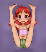 Luluback (lulula ass feet laying girl blush shorts)