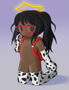 Roblox comm1 (roblox loli girl randoseru glasses)