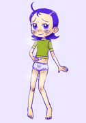 Kittyundieaiko (senoo_aiko cum panties feet toes blush sweat steam ojamajo_doremi)