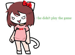 Mootcat taunt (board-tans moot mootcat cat cat_ears chibi cute girl ms_paint 4chan meme)