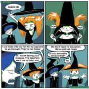 Hat holes (witches comic loli wizard shota v-witches dee_wittleback archimedes_godfar)