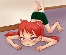 Crawla (crawling lulula blush girl ass feet spats)