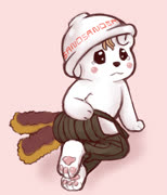 Sanomaru (sanomaru feet paws ass mascot dog boy)