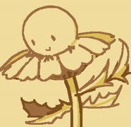 Eijiege (creature cute flower concept doodle ms_paint)