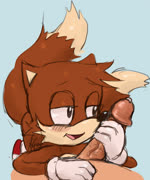 Tailsbj (miles_tails_prower tails sonic_the_hedgehog fellatio handjob boy furry)
