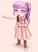 Splopschopsh (banana chocolate_banana blush eating)