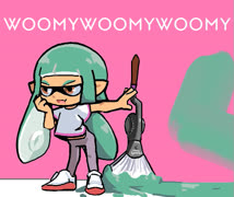Splaoto (splatoon woomy inkling fashion concept ms_paint cute girl)