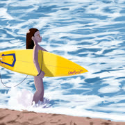 Beach surfa s (nude beach)