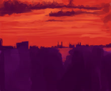 Sunset (scenery sunset)