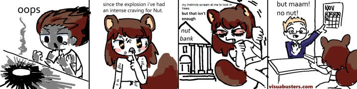 NUTS (nut squirrel girl tail animal_ears)