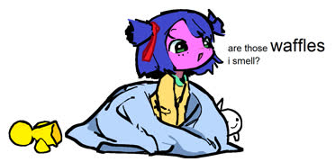 Bury pink in the morning (image cute girl bury_pink ms_paint [s4s] pajamas)