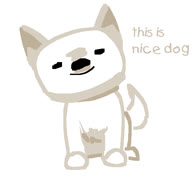 This is nice dog (image dog cute ms_paint animal)