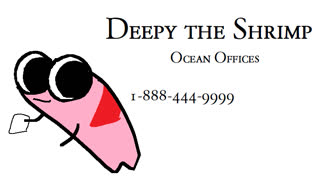 Deepy's card (image cute shrimp deepy)