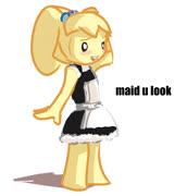Ayamari meido (image girl cute bunny ayamari maid 4chan sketchbook)
