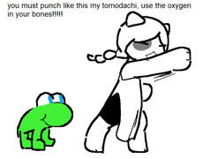 Powpow teaches MOP how to fight (image cute mop powpow fighting ms_paint [s4s])