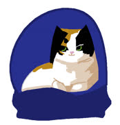 Cades really do this (image cute cat sitting ms_paint)