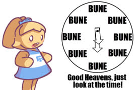 Bune o'clock (image cute girl bunny ayamari 4chan meme ms_paint)