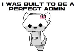 Robotmoot (image robot cute moot 4chan ms_paint)