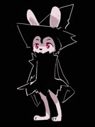 Blackbunn (bunny witch furry)