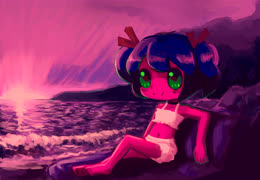Burysunsets (bury_pink sunset swimsuit beach feet [s4s])