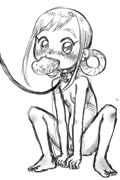 Momokopotatoer (asuka_momoko collar nude girl ojamajo_doremi potato)