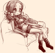 The sittyer (girl socks sitting)