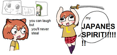 Japanese spirit comic (image comic funny weeaboo girl cute ms_paint)