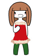 The classyegril stand (image cute girl classyegril christmas ms_paint)