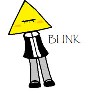 Pyramid chan blinks (image cute girl pyramid-chan ms_paint)