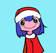 Christmas bury (image cute girl bury_pink christmas [s4s] 4chan ms_paint)