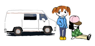 Van out (image doodle assets ms_paint girls)