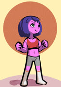 Cultivate inner nice (image cute girl sporty bury_pink [s4s] 4chan sketchbook)