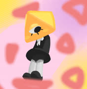 Pyramid chan out (image cute girl pyramid-chan trippy sketchbook)