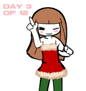 Le pose time (image cute girl classyegril christmas stockings ms_paint)