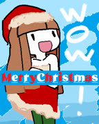 Making christmas cards (image cute girl classyegril christmas stockings ms_paint card)