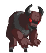 Le devil man (image tough cool villain monster minotaur sketchbook)