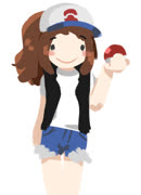 Maybe hilda1 (image cute girl pokemon hilda shorts sketchbook)