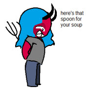 Mephis chan trolls (mep-chan image cute girl devil ms_paint)