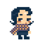 Aiko tiny (senoo_aiko animated gif pixelart ojamajo_doremi)