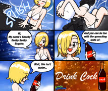 Bikini cock (comic bikini)