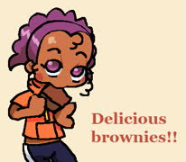 Bethdelicious (beth ojamajo_doremi eating brownie girl ms_paint)