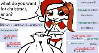 What do you want for christmas a (kadotani_anzu girls_und_panzer girl meme 4chan christmas)