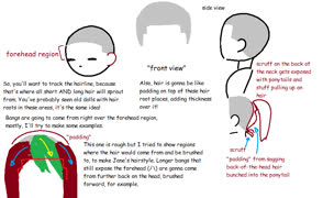 Lil hair guide (ms_paint tutorial hair teach)