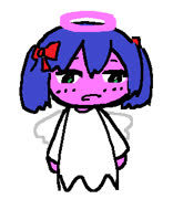 Bury angel (bury_pink cute girl ms_paint 4chan [s4s])