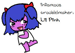 Lil pink on the run (bury_pink chibi 4chan [s4s] girl cute ms_paint)