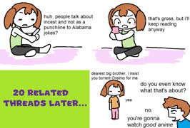 Simple comic (girl comic cute ms_paint meme 4chan)