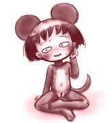 MarukoMOUSE (mouse_suit mouse sketch chibi_maruko_chan maruko pussy nipples)
